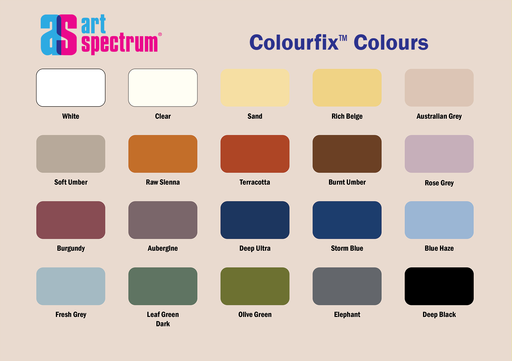 Art Spectrum Colourfix Fine Tooth Pastel Paper - 19.7x27.6 - Rich Beige