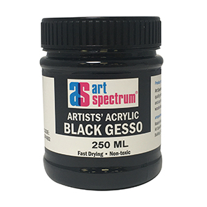 Artists' Acrylic Gesso - Black **NEW** - Art Spectrum